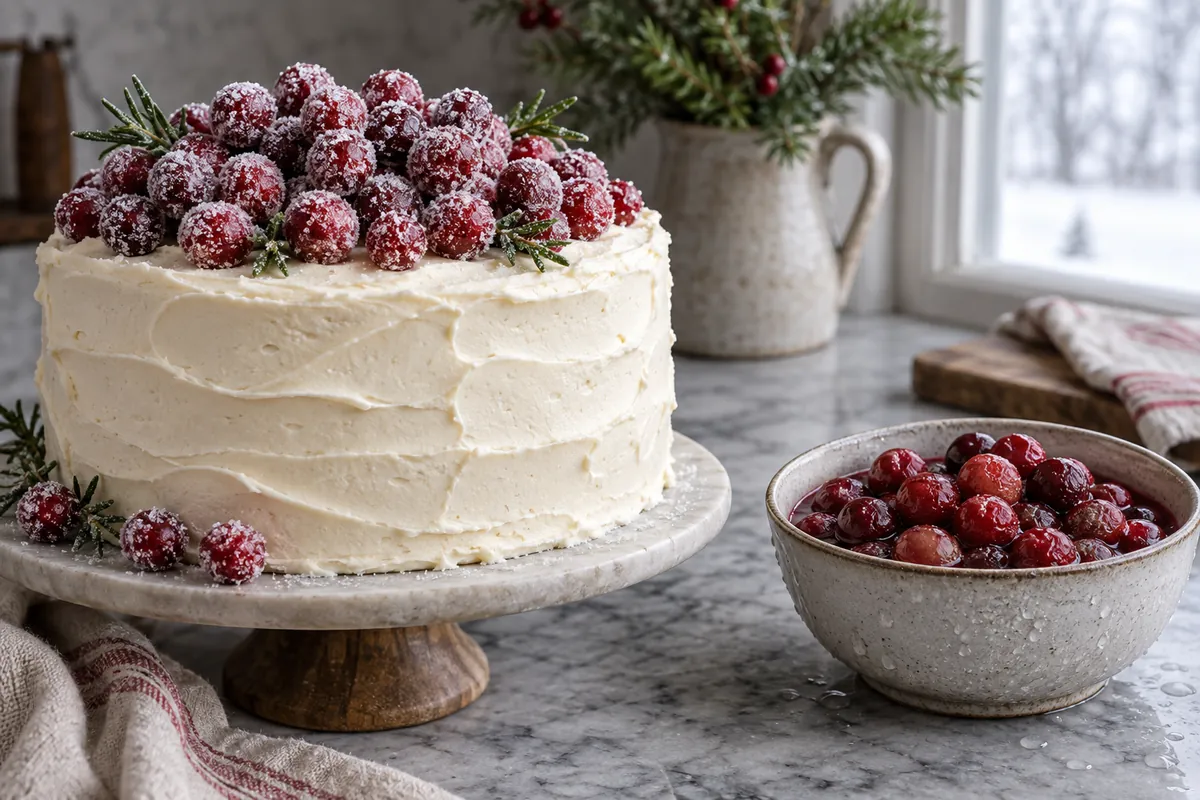 Fresh frosted cranberries compared with thawed frozen fruit