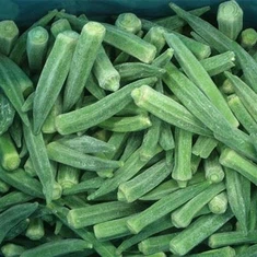 Hel okra frosset