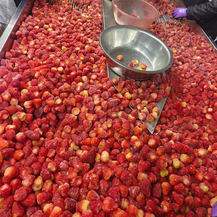 Virkelig frosne jordbær